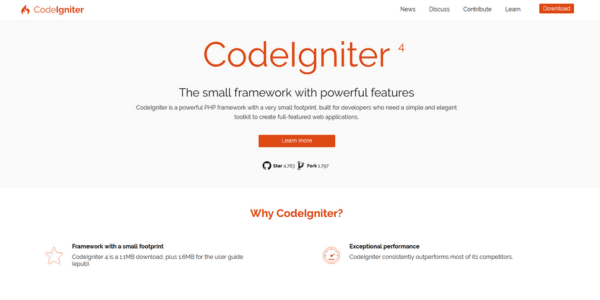 codeigniter PHP Framework