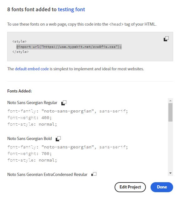 add fonts to a web project