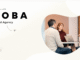 Interview with COBA Digital Agency graphic, featuring a stylized photo of COBA team members.
