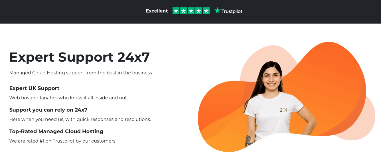 20i expert support 24x7 trust marker