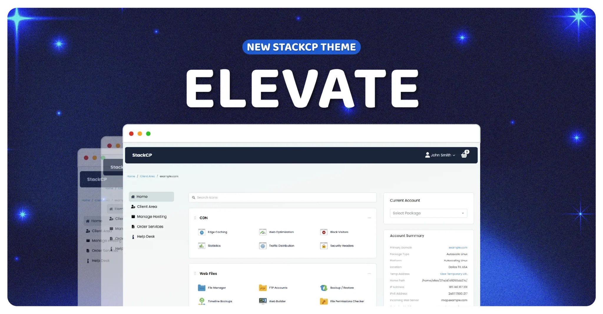 New StackCP Theme: ELEVATE