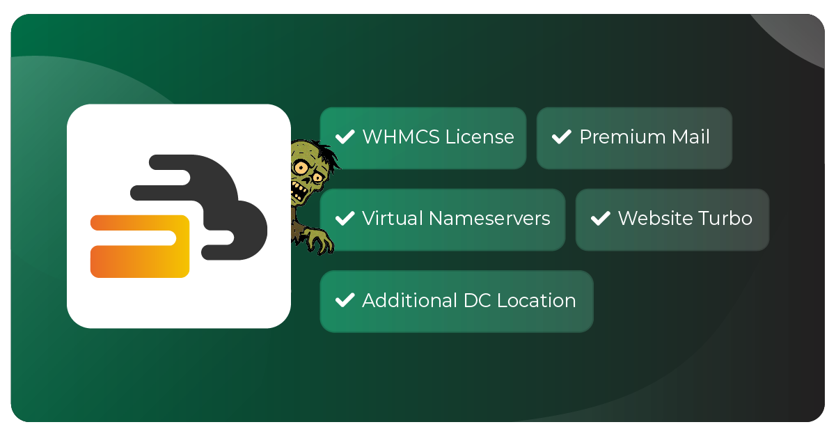 Hostshop add on product halloween image