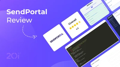 Graphic depicting various elements of SendPortal
