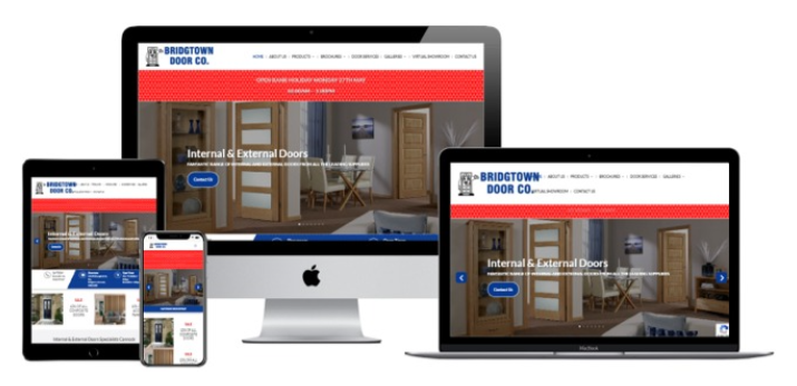 Stephen Turner Web Design client website - Bridgtown Door Co