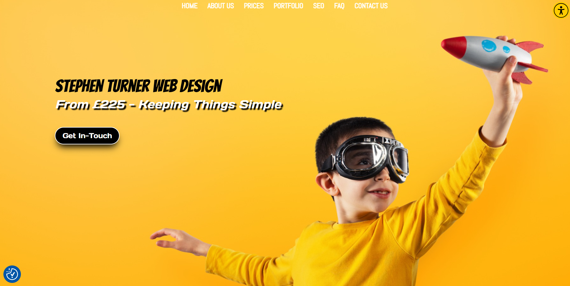 Stephen Turner Web Design Homepage