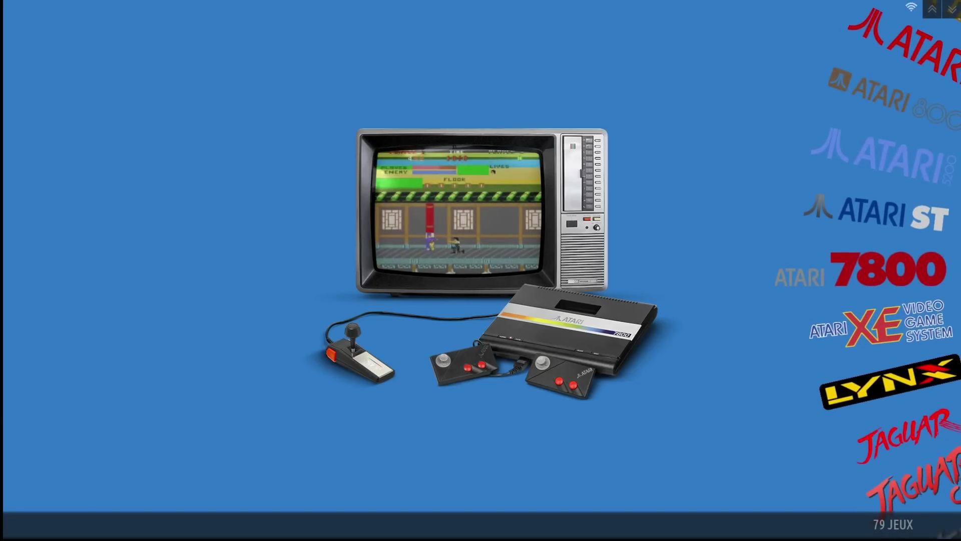 Screenshot of the Batocera GUI