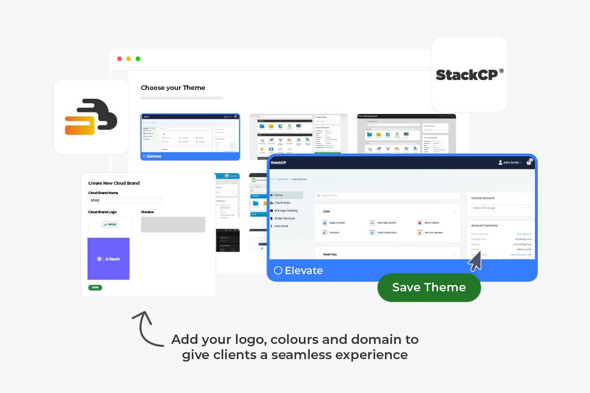personalised stackcp dashboards