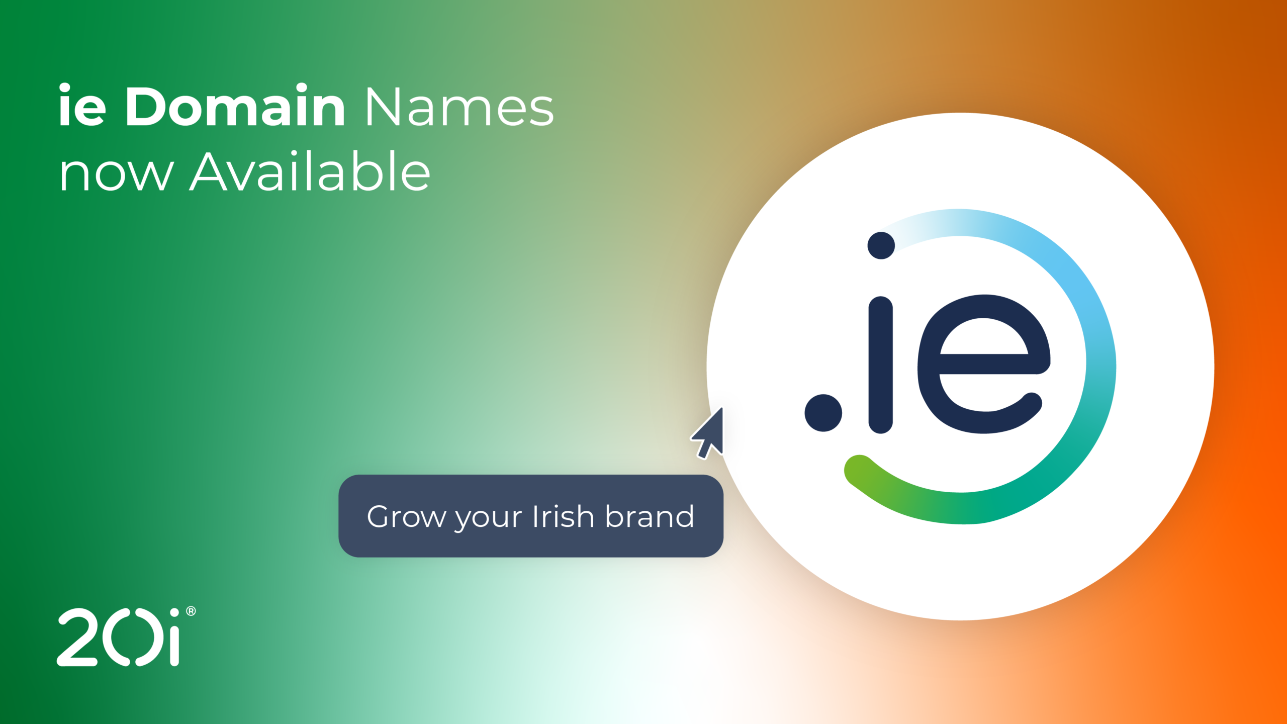 Ie Domain .ie Domain Names Now Available - 20i®