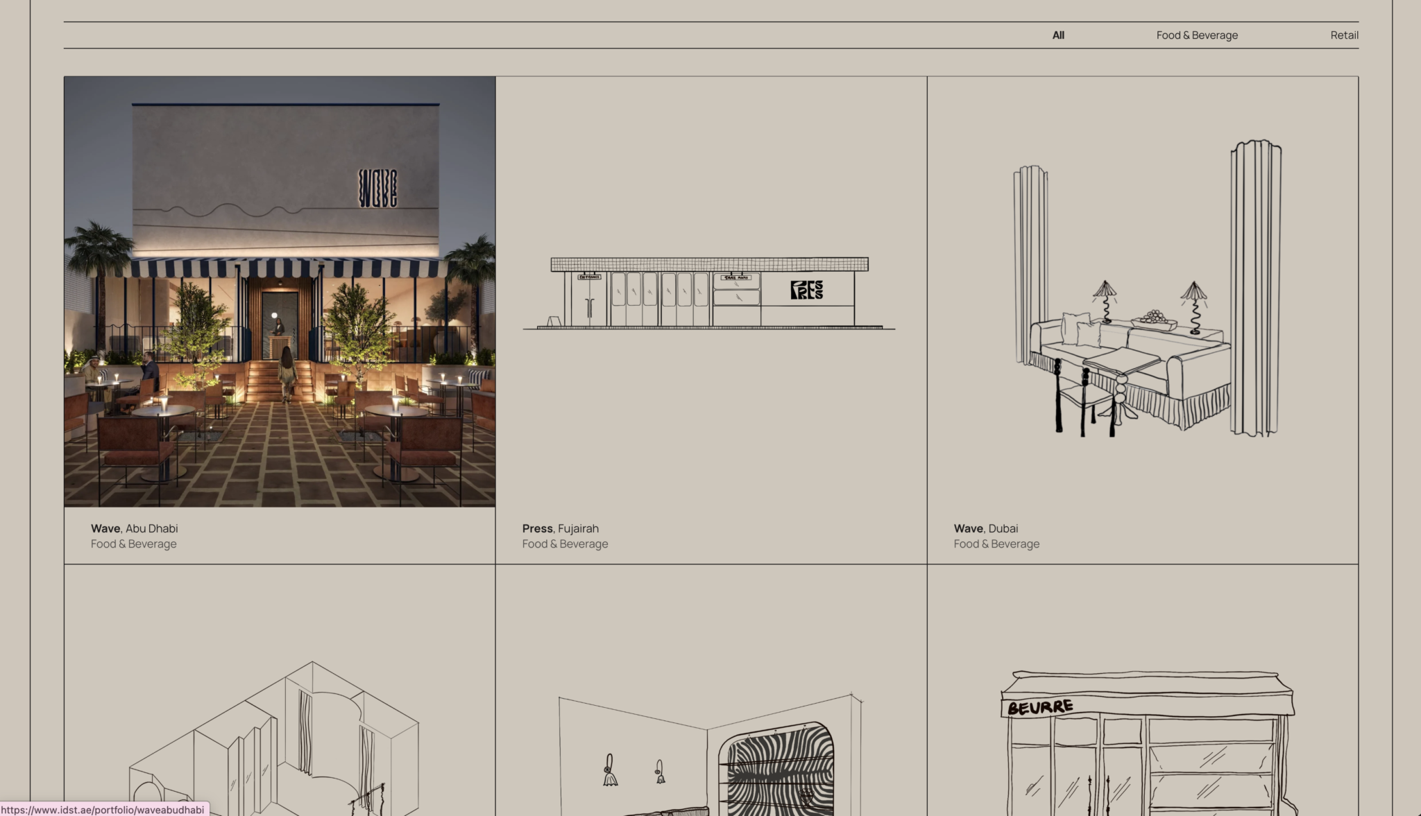 Screenshot of IDSTs Website