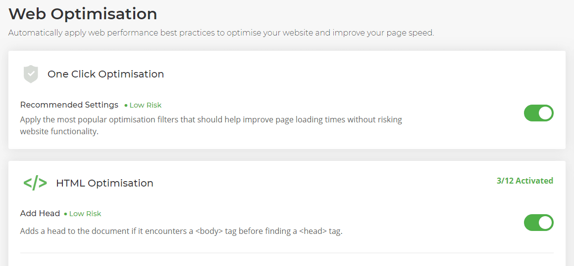 20i website acceleration suite