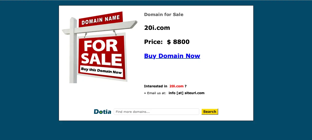 20i.com page screenshot from 2014